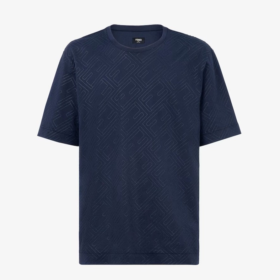 Tricou din jerseu albastru