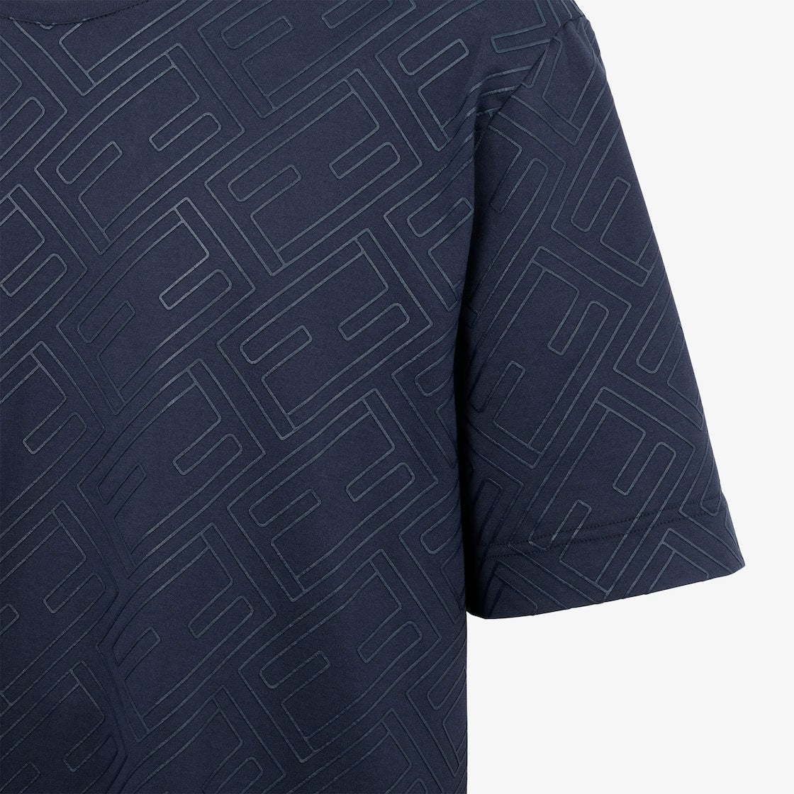 Tricou din jerseu albastru