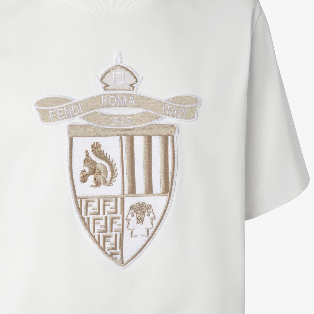Tricou alb cu simbol stemă