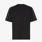 Tricou Roma cu logo în relief, negru