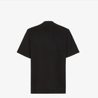 Tricou negru cu fermoar la buzunar