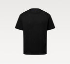 LV Blason tricou cu mânecă scurtă și guler la baza gâtului, brodat