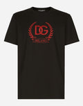 Tricou DG Milano Logo Broderie Negru