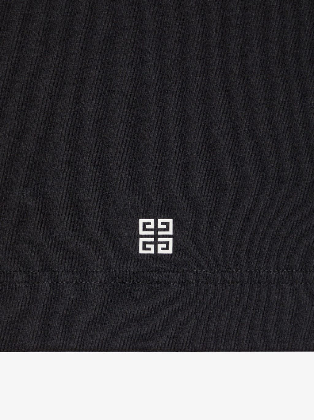 Tricou 4G Stars negru din bumbac