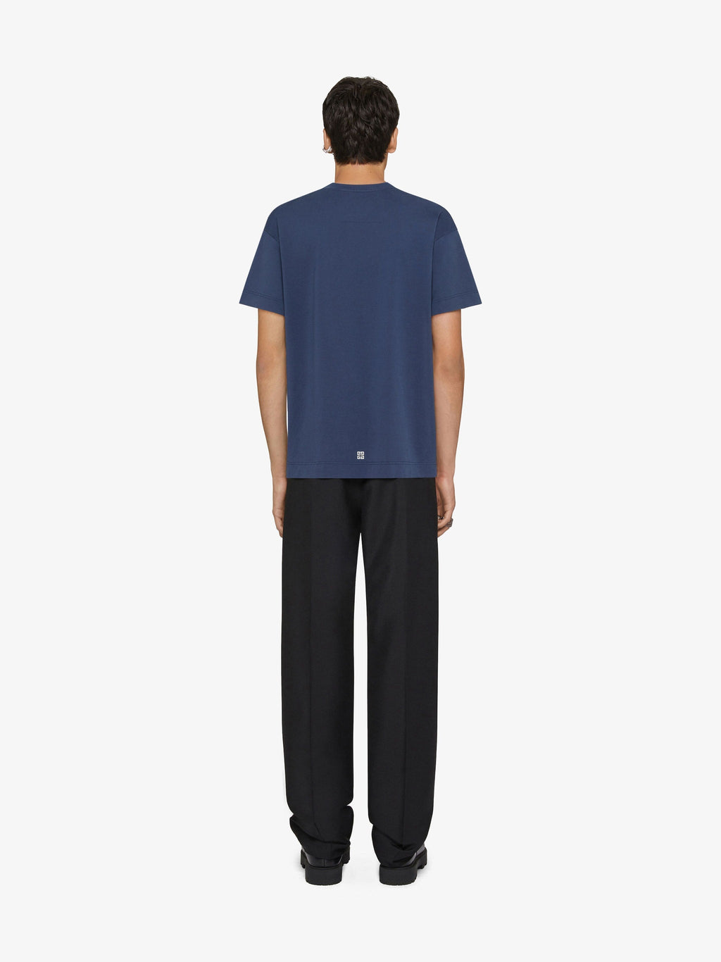 Tricou de bumbac 4G Stars Deep Blue