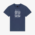 Tricou de bumbac 4G Stars Deep Blue
