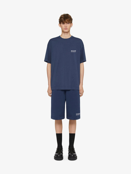 Tricou din bumbac 4G Deep Blue