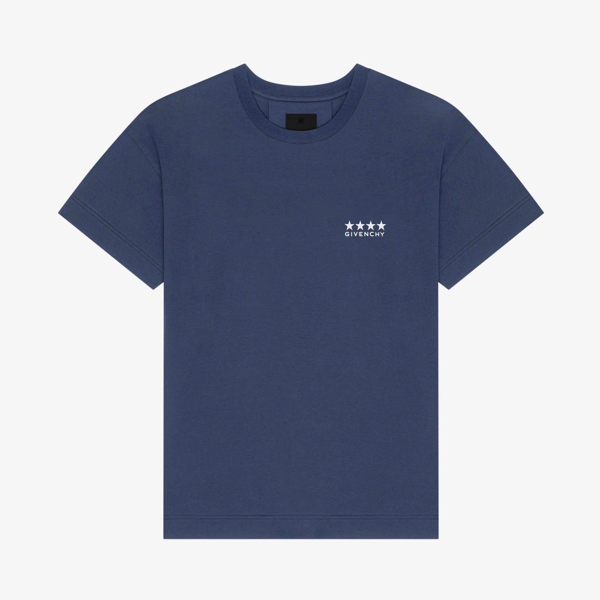 Tricou din bumbac 4G Deep Blue