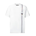 Tricou alb Golden Crown Patch