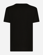 Tricou din bumbac negru cu imprimeu logo