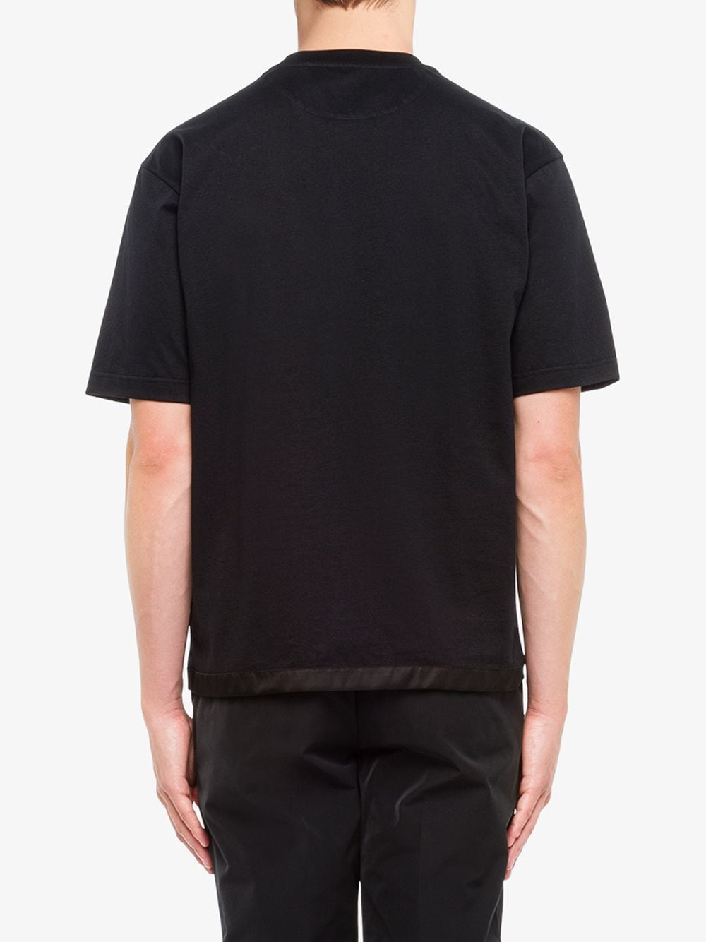 Tricou cu buzunar Black Logo Plaqué