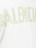 Tricou oversized alb Tip Bandă