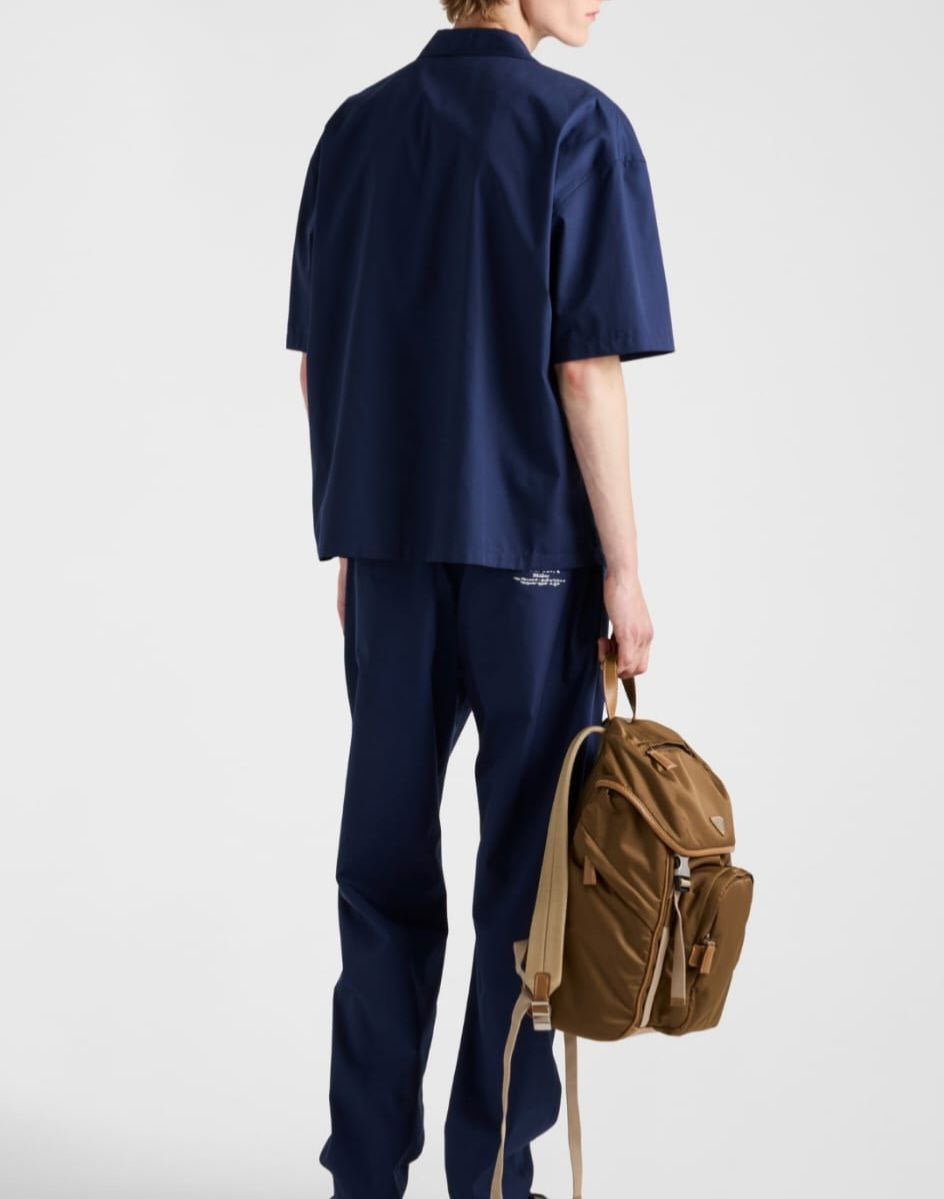 Cămașă tehnică din bumbac cu mânecă scurtă