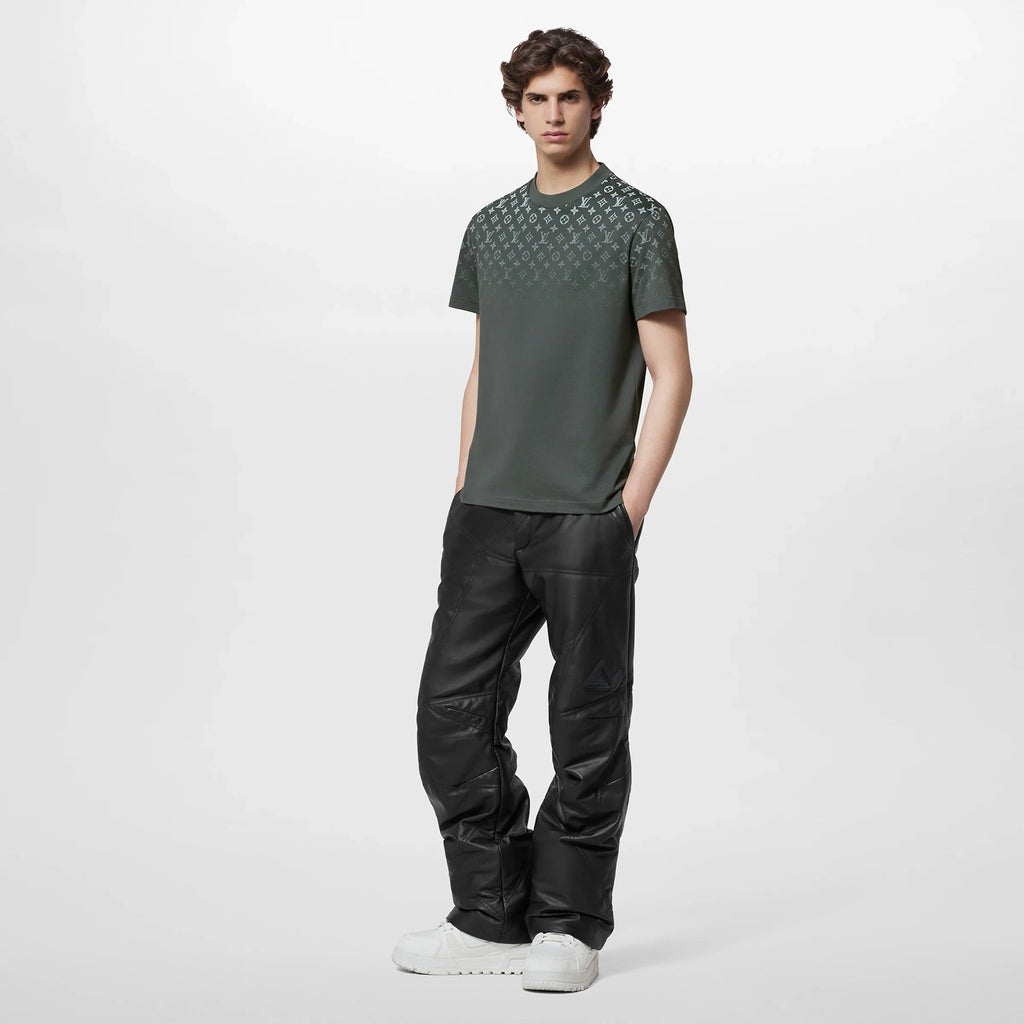 Tricou din bumbac, gri cu degrade