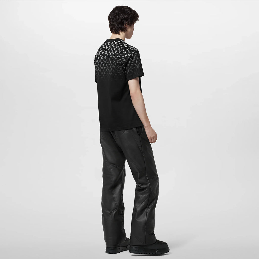 Tricou din bumbac negru LV Icons Gradient