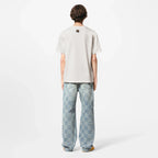 Tricou alb brodat pentru îndrăgostiți