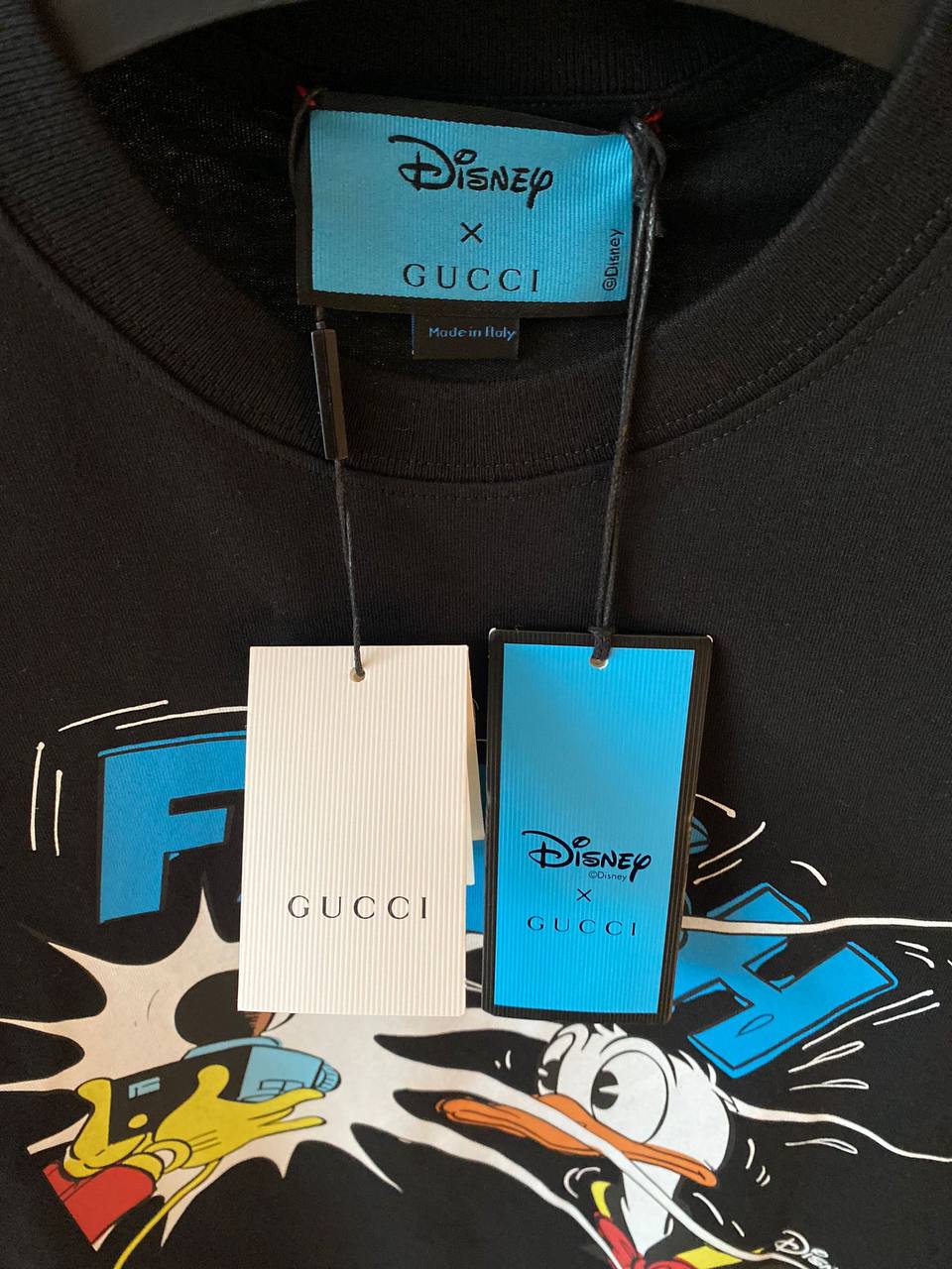 Tricou oversize Disney Donald Duck Flash, negru