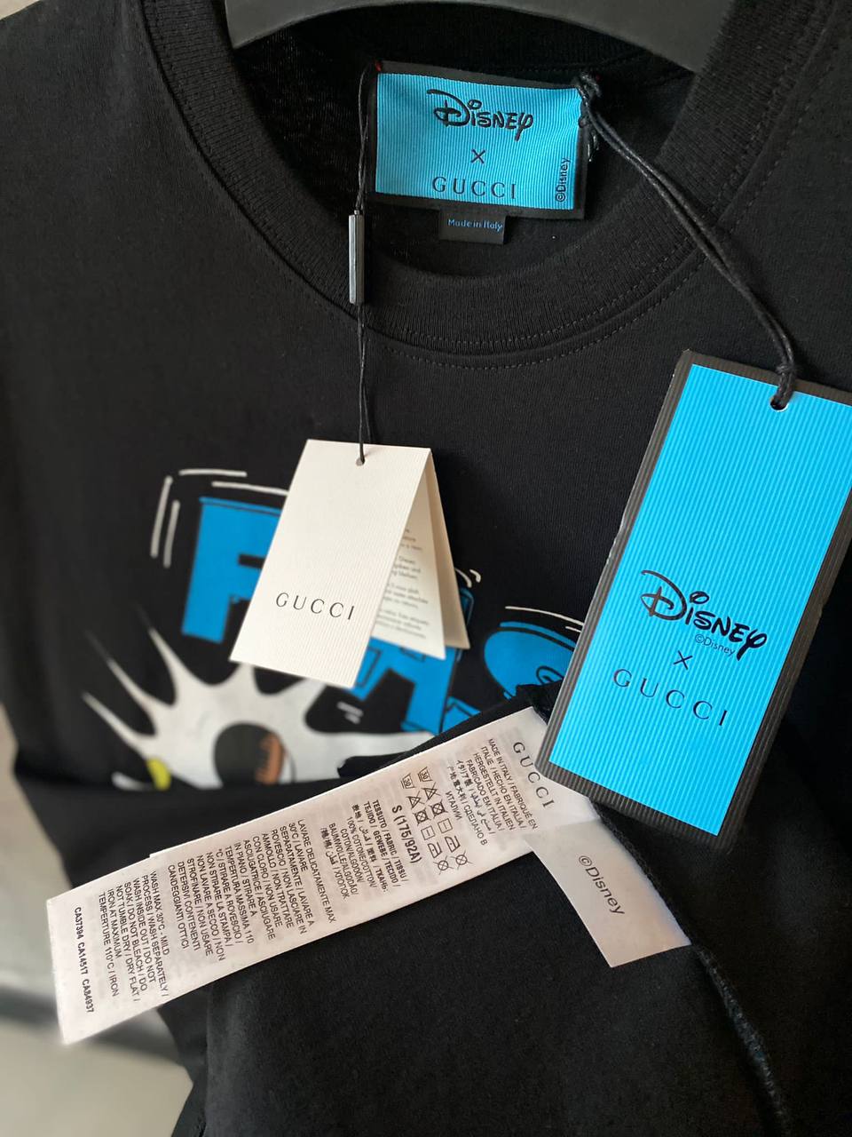 Tricou oversize Disney Donald Duck Flash, negru