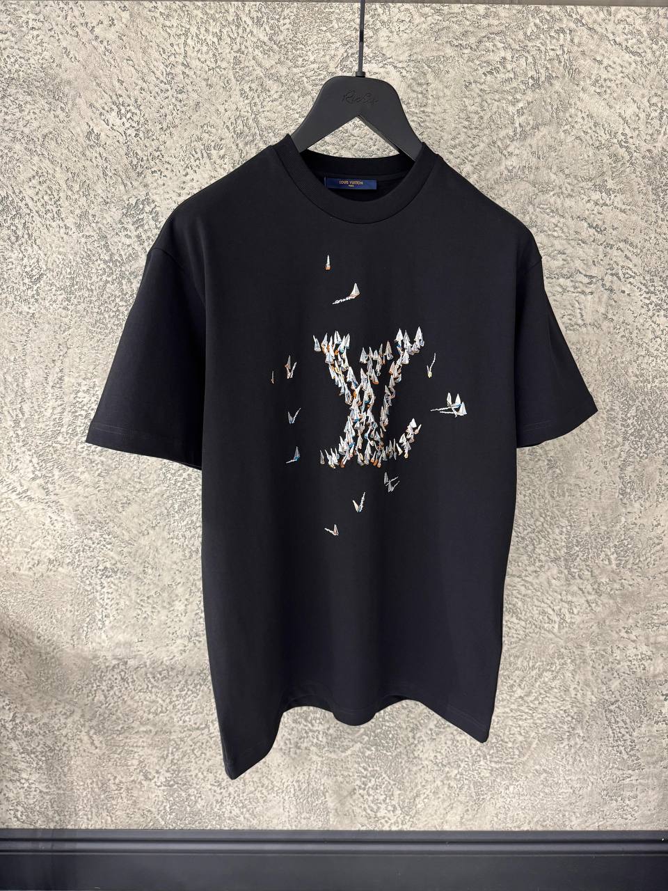 Tricou negru LV Regatta Motif