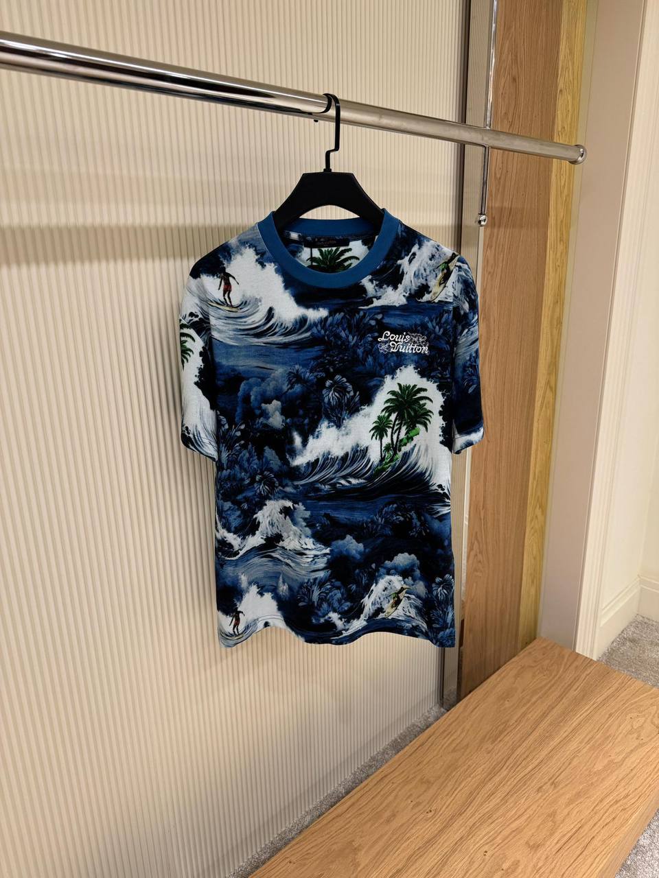 Tricou LV Surf cu imprimeu allover, albastru