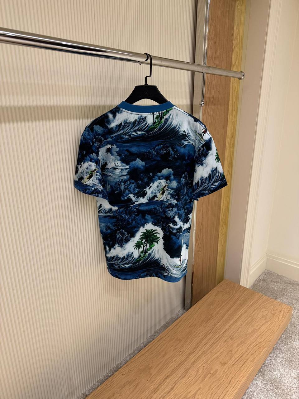 Tricou LV Surf cu imprimeu allover, albastru