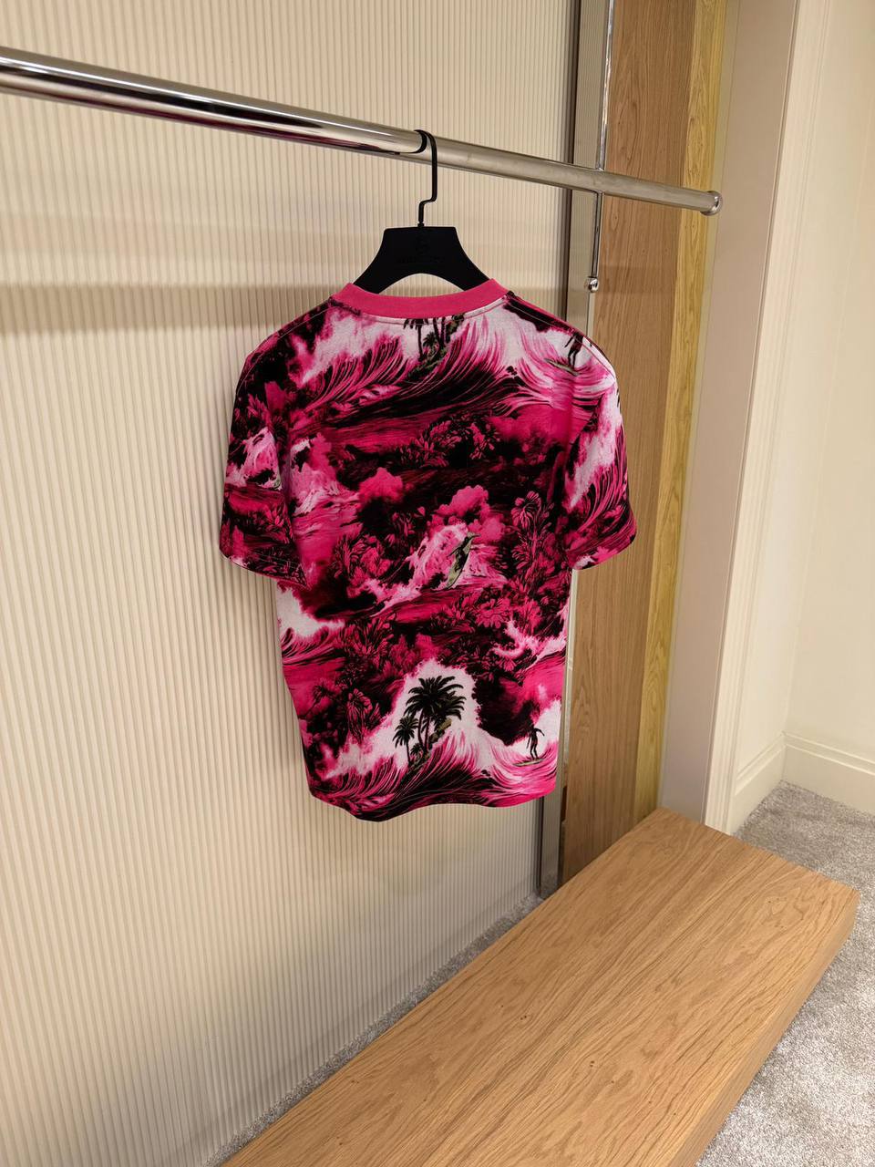 LV Surf Tricou roșu cu imprimeu integral