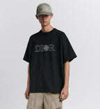 Tricou negru supradimensionat