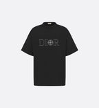 Tricou negru supradimensionat