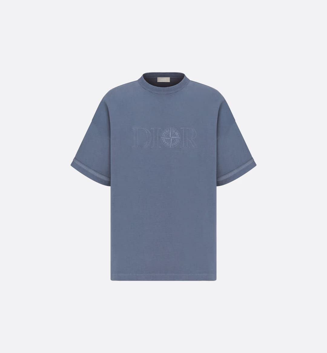 Tricou albastru supradimensionat