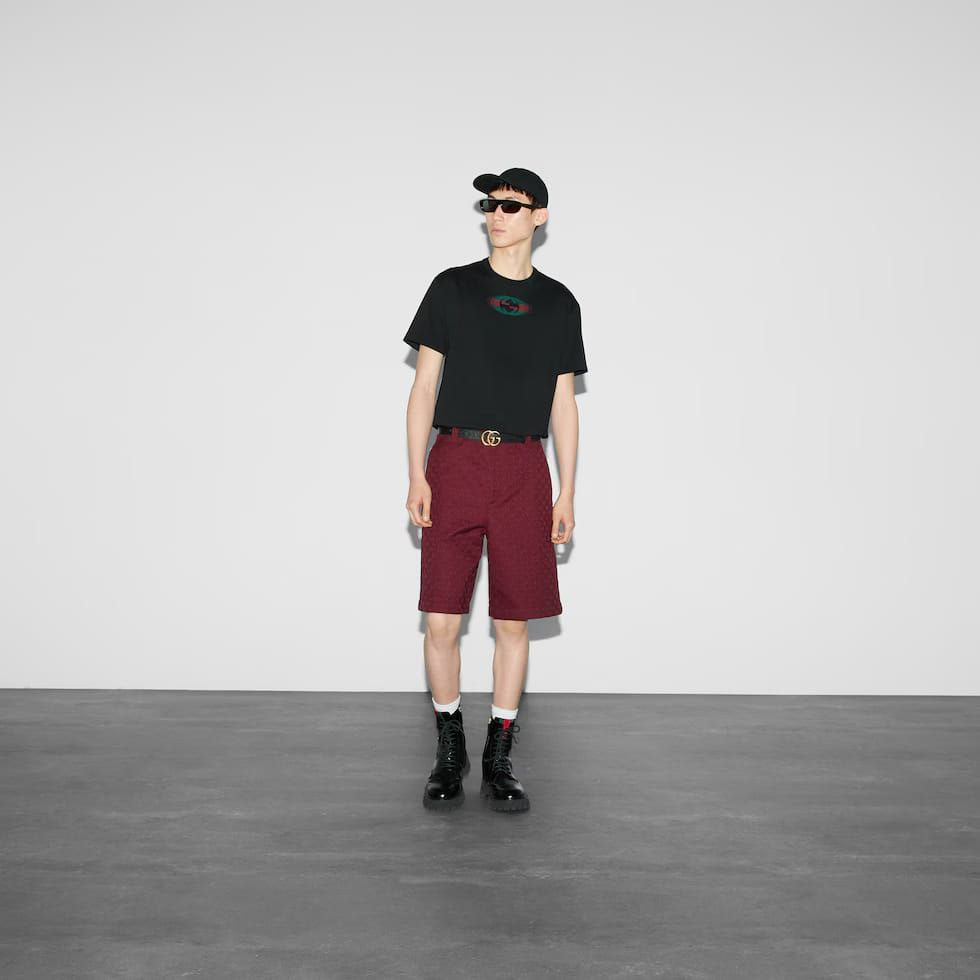 Tricou supradimensionat din jerseu de bumbac