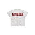 Tricou supradimensionat alb „Security Tape”