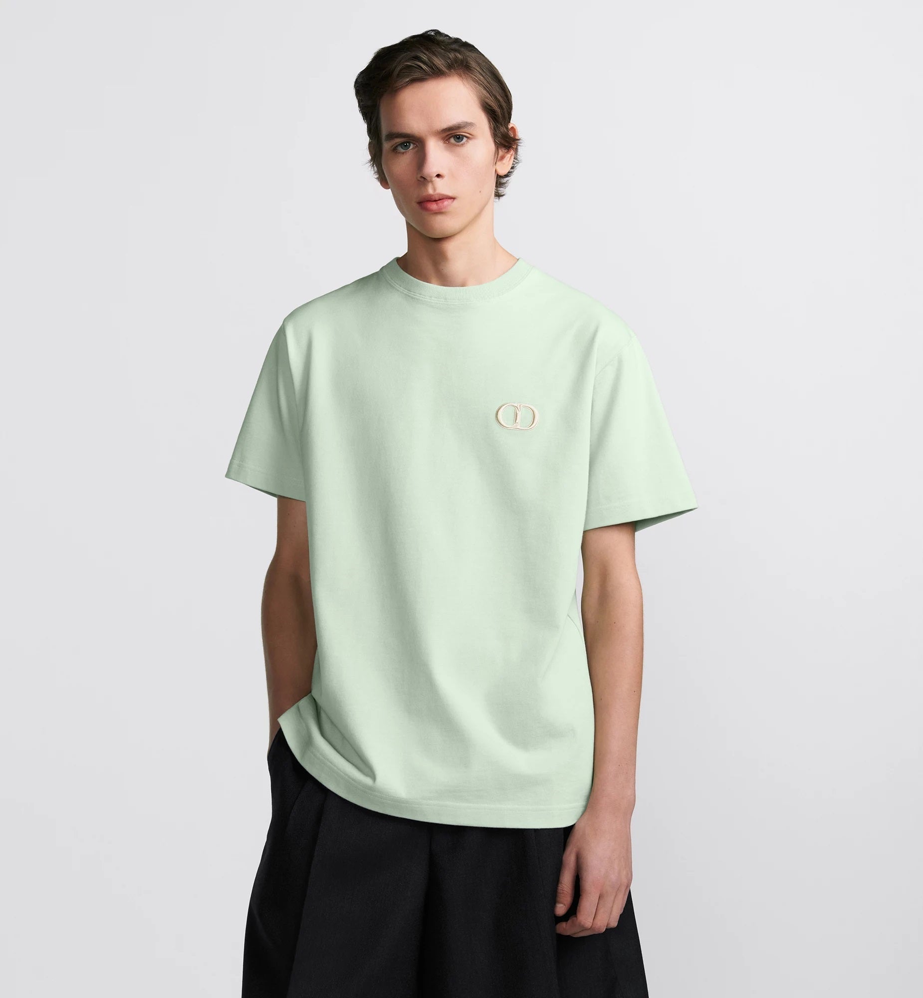 CD ICON Tricou Relaxed Fit Verde Deschis