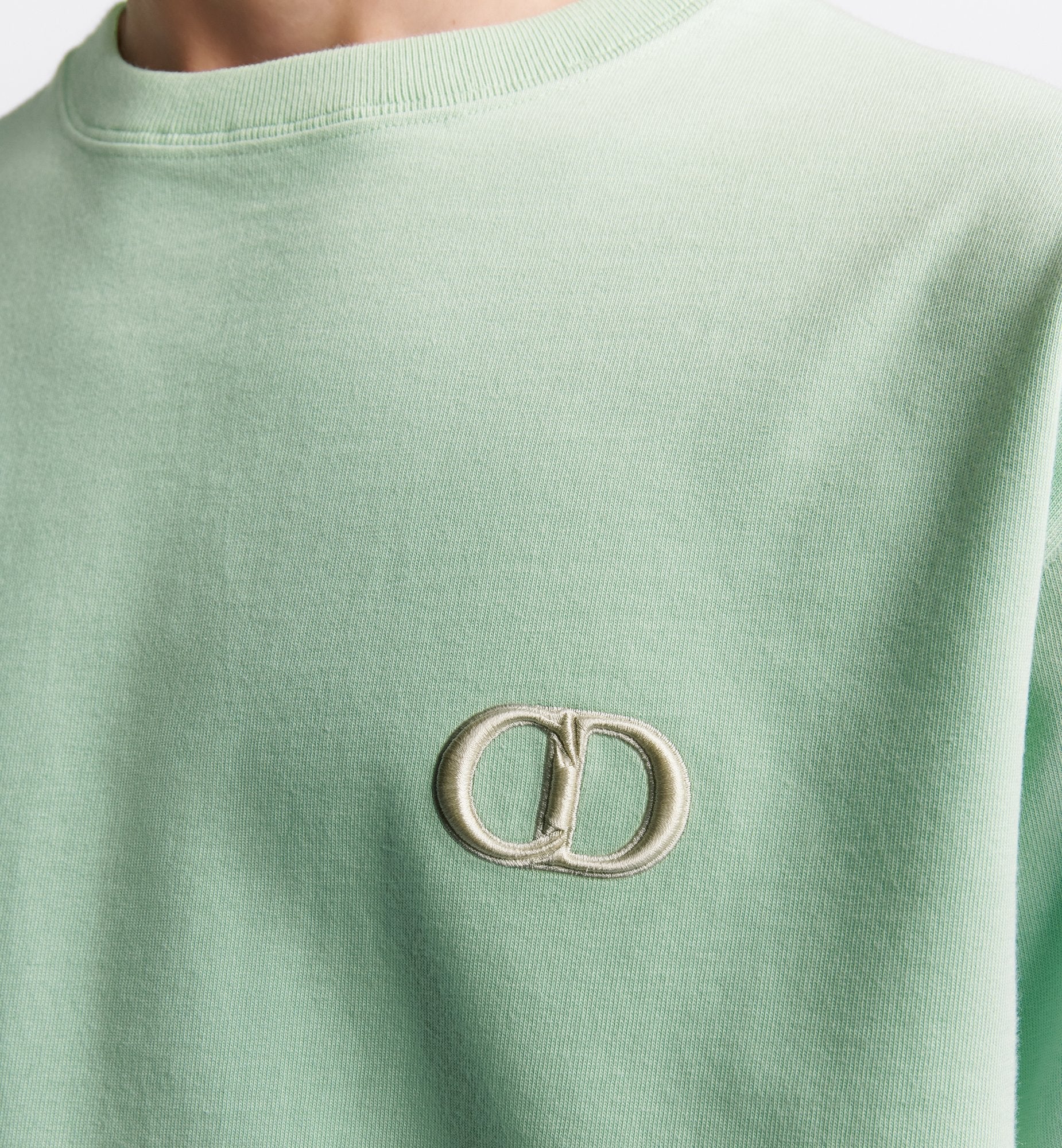 CD ICON Tricou Relaxed Fit Verde Deschis