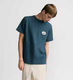 Tricou albastru Charm Relaxed Fit