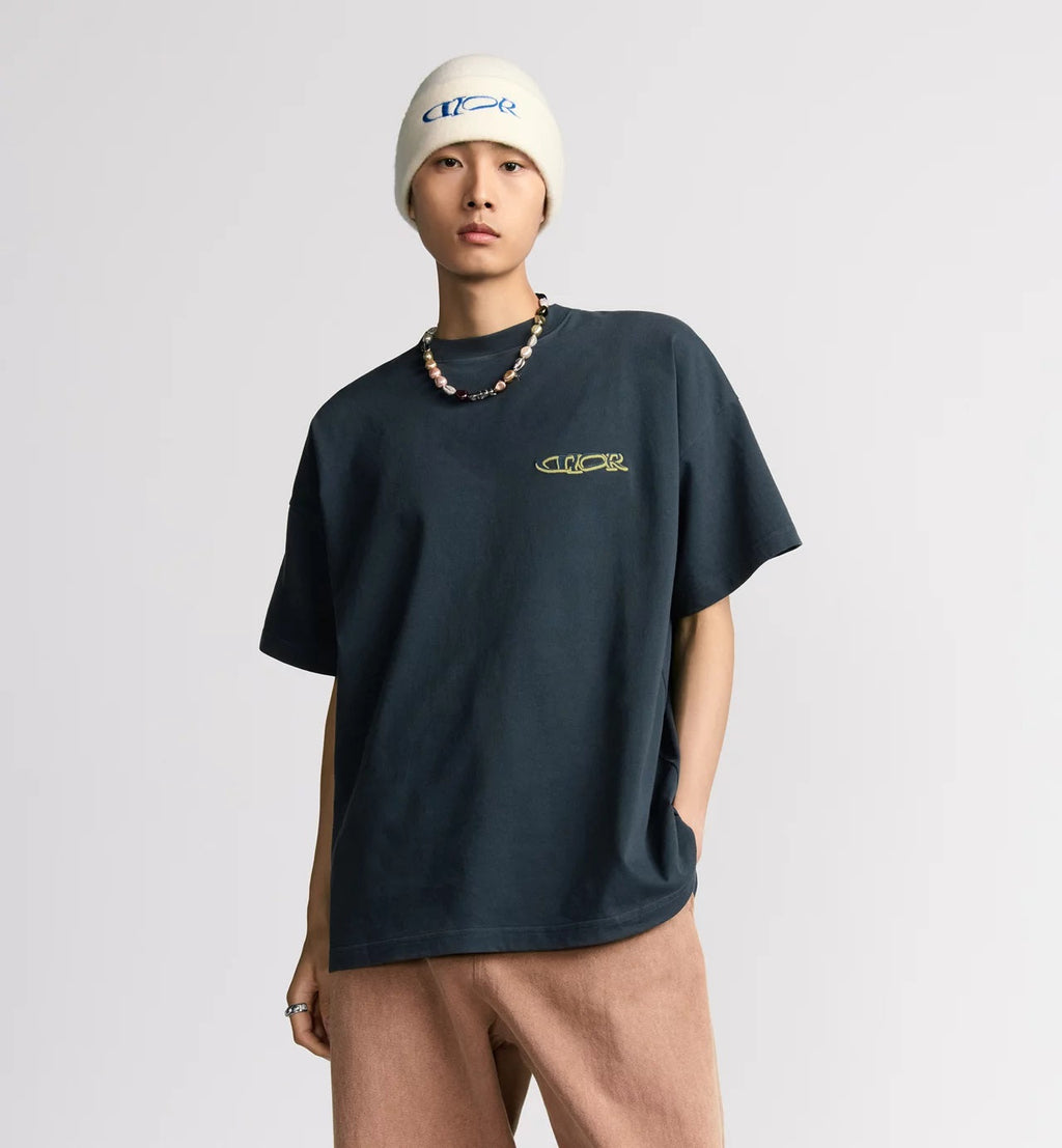 Tricou supradimensionat Lewis Hamilton bleumarin