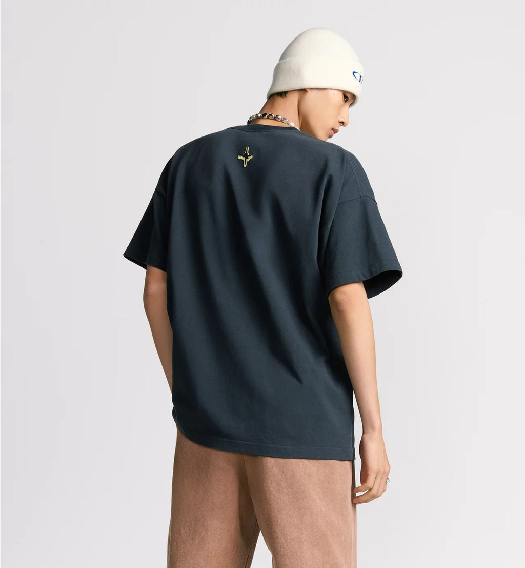 Tricou supradimensionat Lewis Hamilton bleumarin