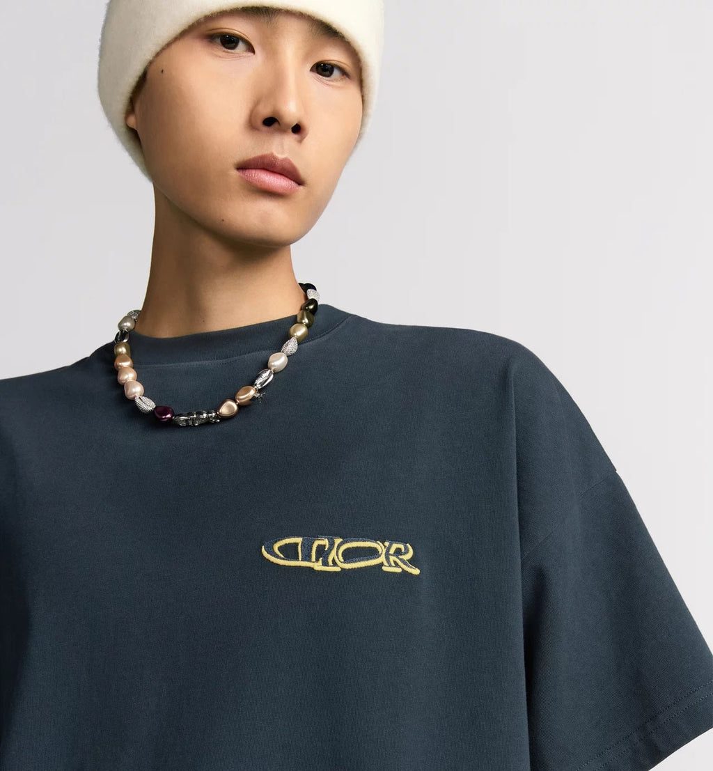 Tricou supradimensionat Lewis Hamilton bleumarin