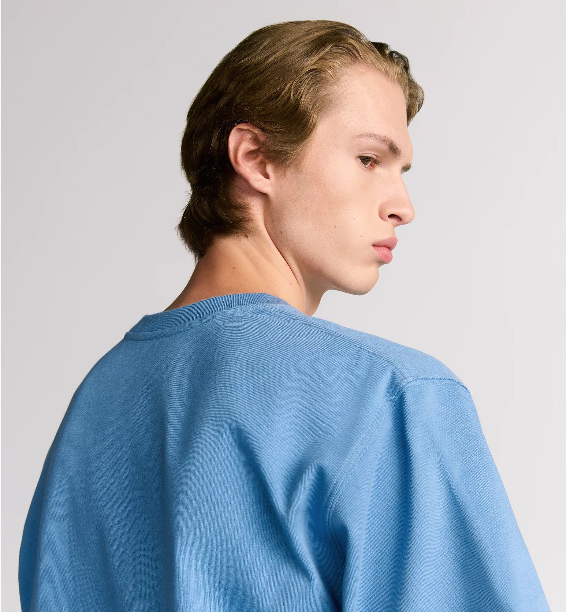 Tricou albastru CD ICON cu croială relaxată