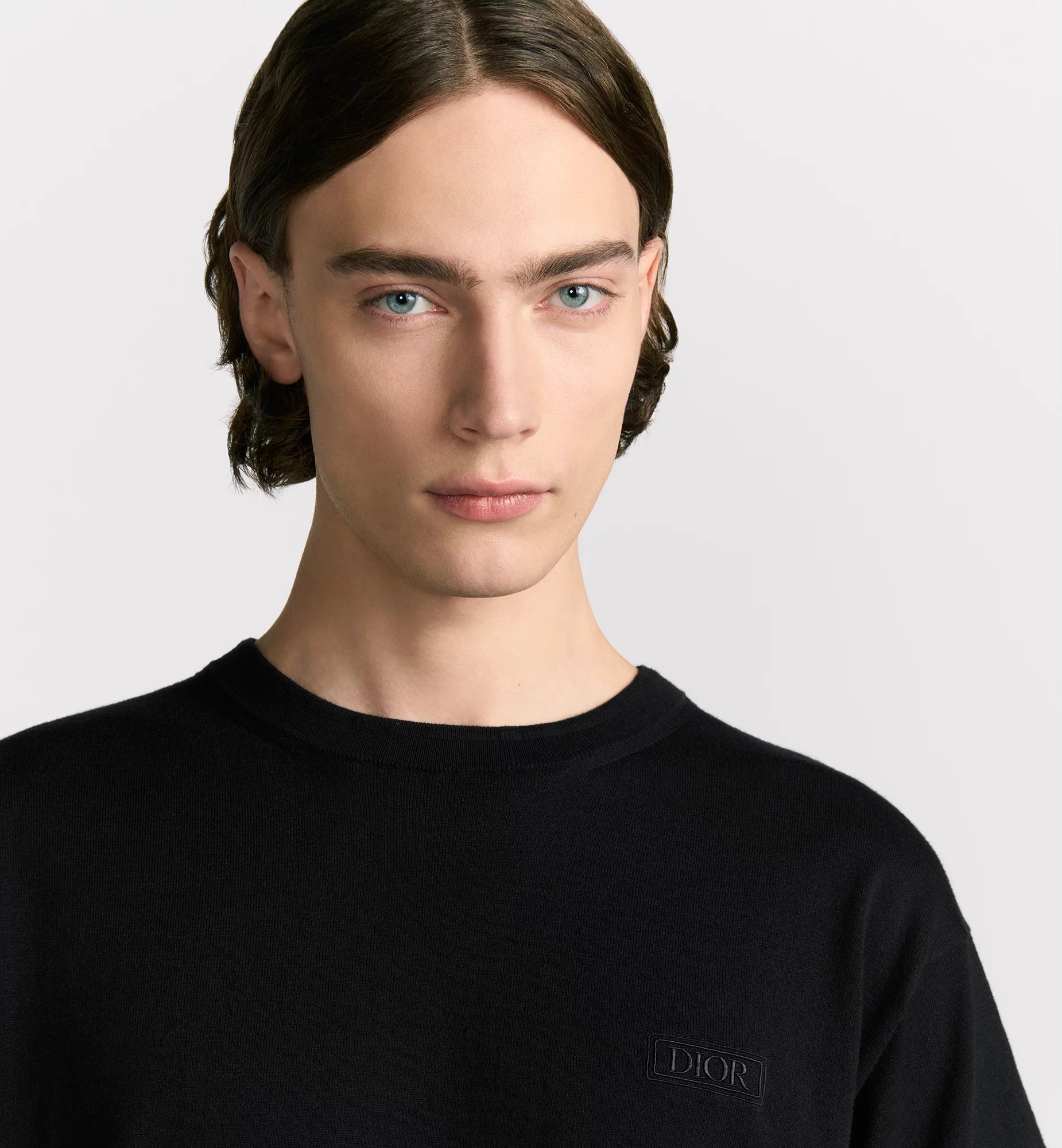 Tricou din jerseu de bumbac Icons, negru