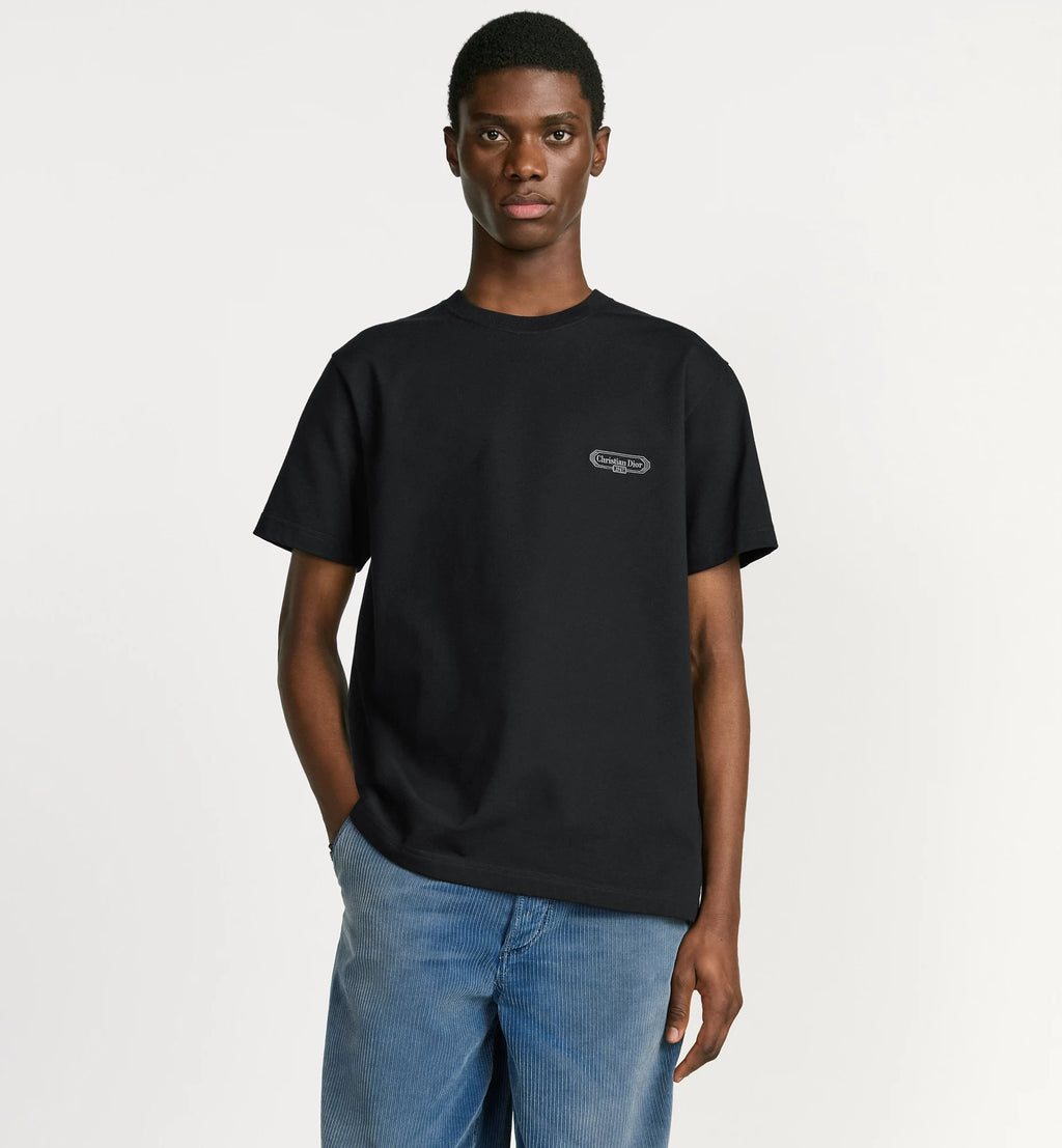 Tricou negru CD Box Relaxed Fit