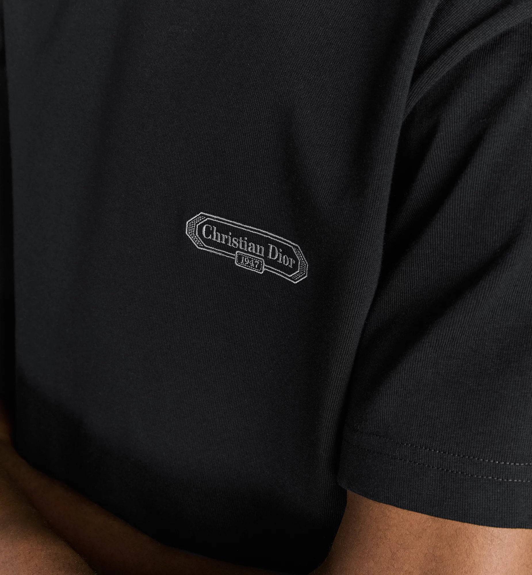 Tricou negru CD Box Relaxed Fit