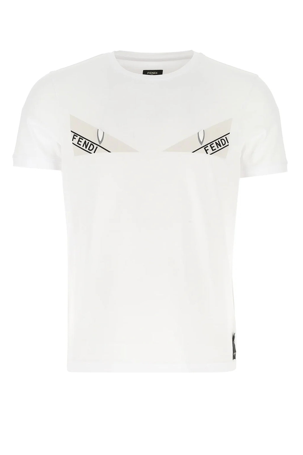 Tricou alb din bumbac cu imprimeu Bag Bugs