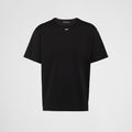 Tricou din bumbac negru elastic