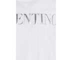 VLTN T-SHIRT WITH METALLIC SILVER POCKET AND VLTN EMBOSSED - Styledistrict
