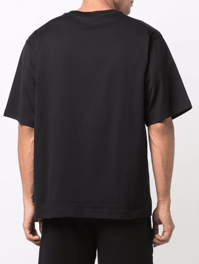 Tricou negru cu logo DG metalic auriu