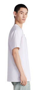 TRICOU ALB RELAXED FIT CD INTERLACED