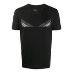 Tricou negru din bumbac cu imprimeu Bag Bugs