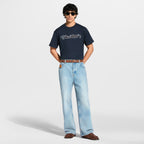 Denim Signature White T-shirt