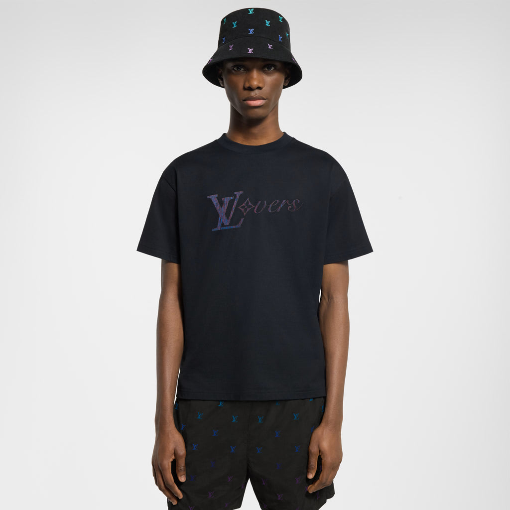 Tricou Iridescent LV Vers negru