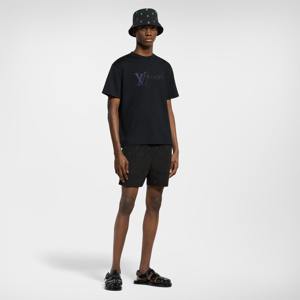 Tricou Iridescent LV Vers negru